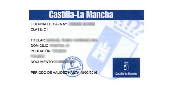 simulación examen caza castilla la mancha